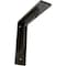Ekena Millwork Stockport Steel Bracket, Antiqued Warm Silver 2"W x 8"D x 8"H BKTM02X08X08STAWS - alternate 1